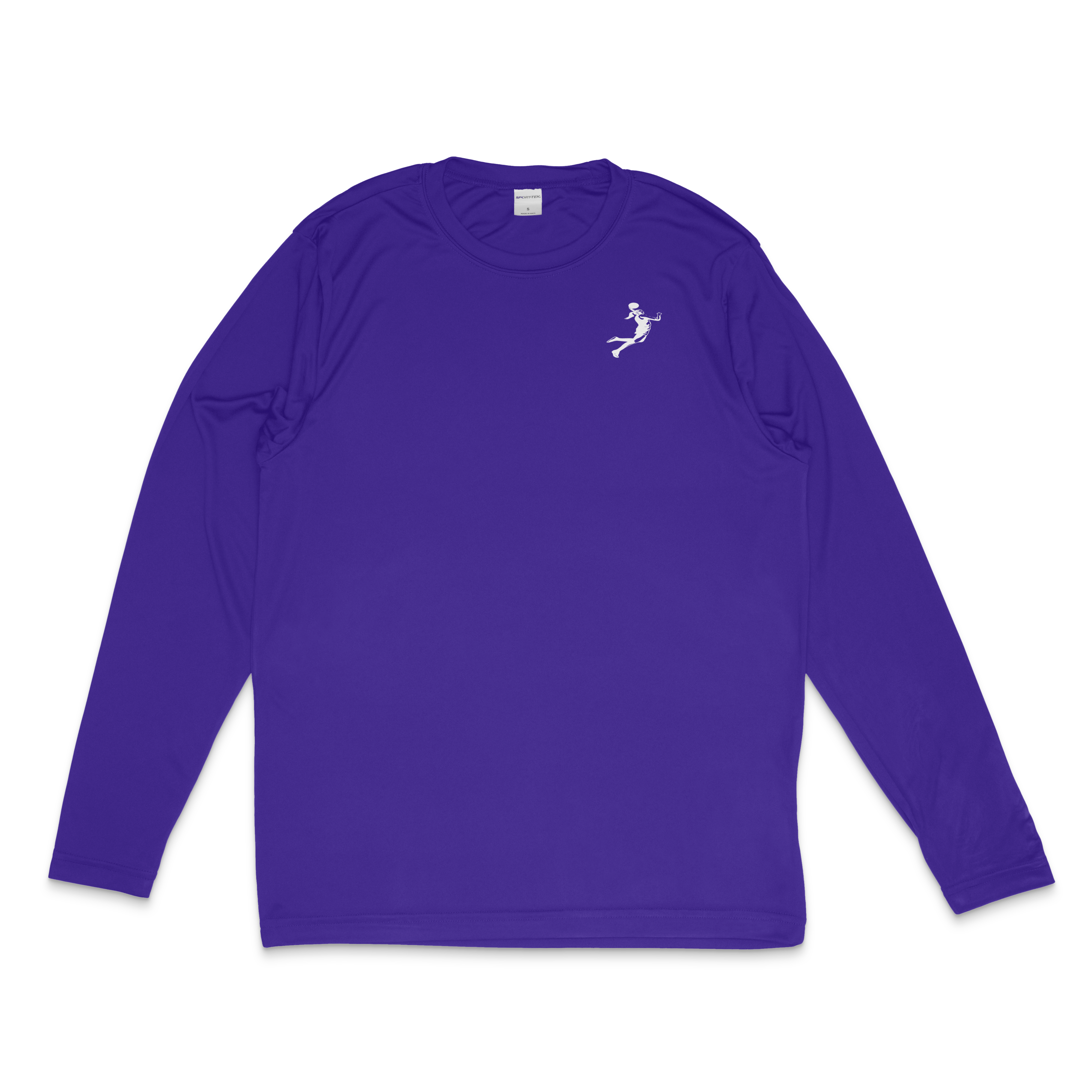 The Official Hooper Athletics Performance Shirt in purple – women's basketball apparel - front