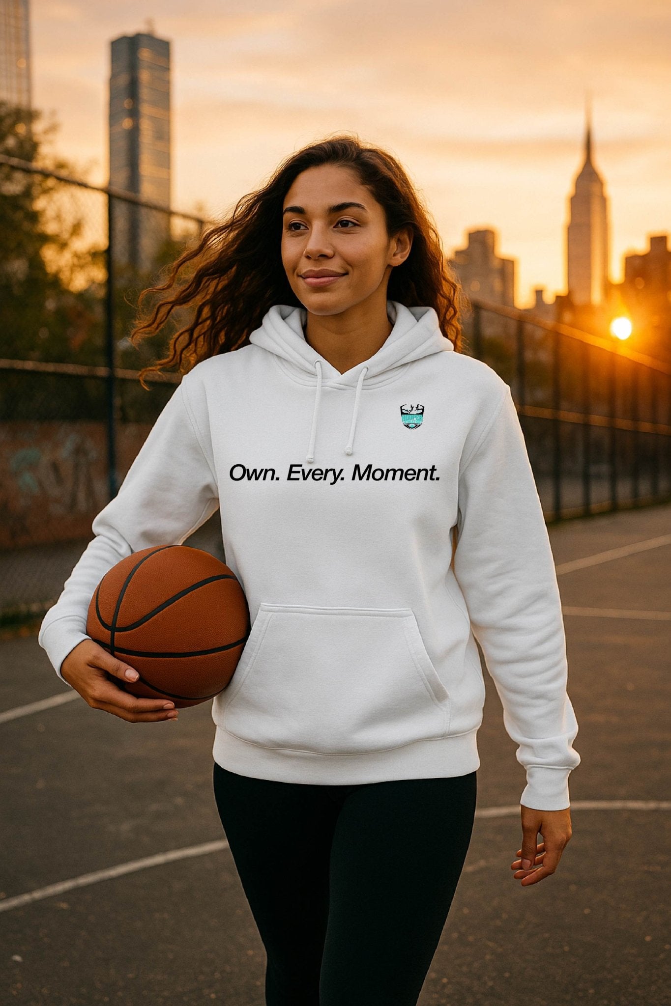 Own Every Moment Hoodie – Motivational Basketball Pullover | Hooper Athletics – Own. Every. Moment.