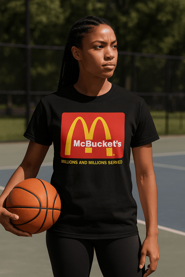 The McBucket’s Tee – Funny Basketball T-Shirt for Shooters | Hooper Athletics – Own. Every. Moment.