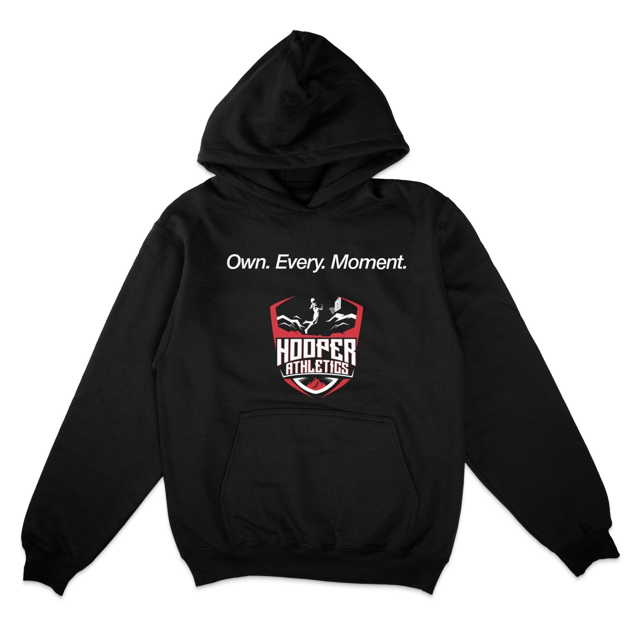 The Own Every Moment™ Crest Hoodie – Motivational Basketball Hoodie for Hoopers | Hooper Athletics – Own. Every. Moment.