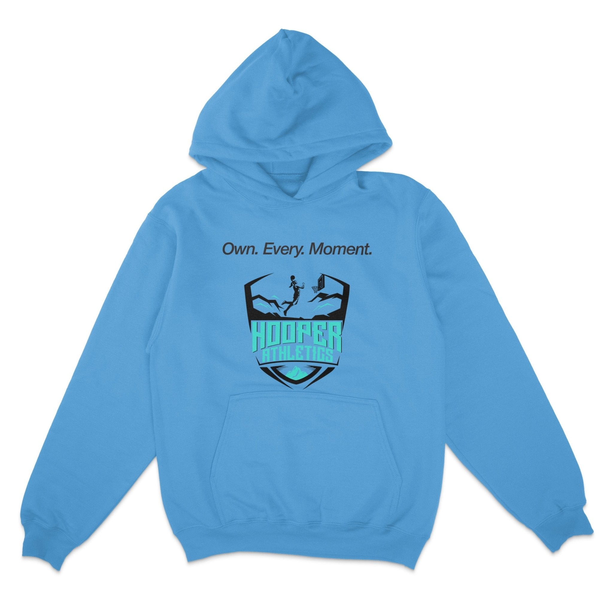 The Own Every Moment™ Crest Hoodie – Motivational Basketball Hoodie for Hoopers | Hooper Athletics – Own. Every. Moment.