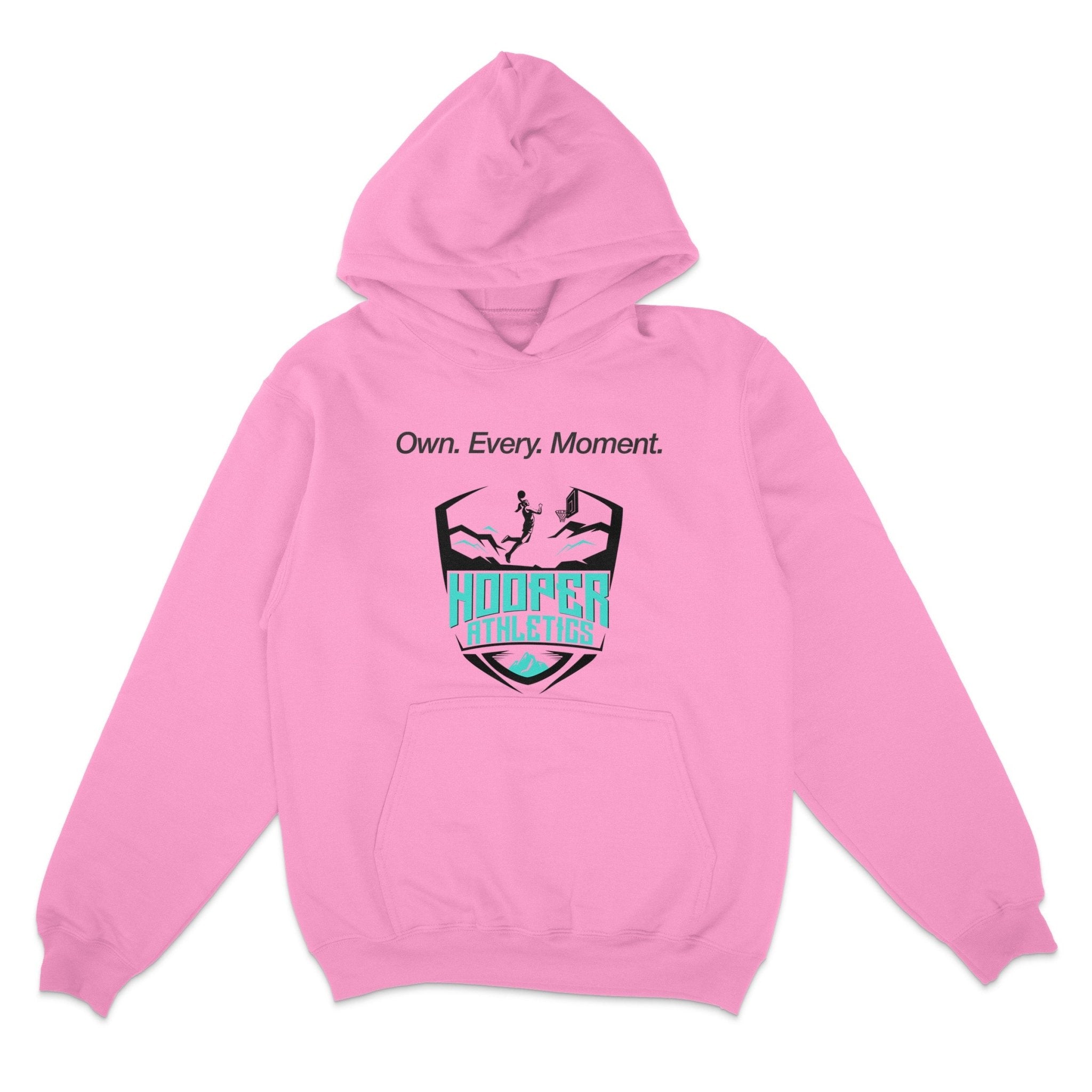 The Own Every Moment™ Crest Hoodie – Motivational Basketball Hoodie for Hoopers | Hooper Athletics – Own. Every. Moment.