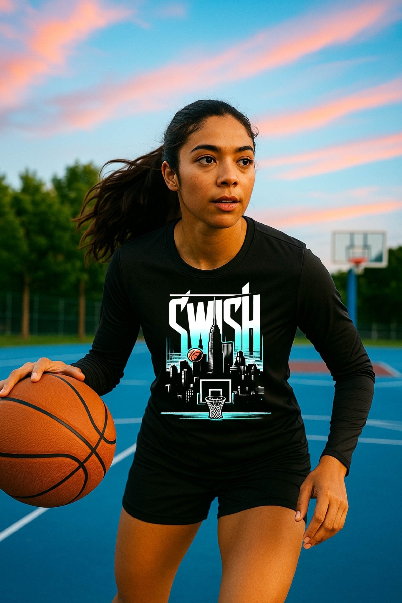 The Swish Standard Basketball Performance Shirt | Hooper Athletics | Hooper Athletics – Own. Every. Moment.