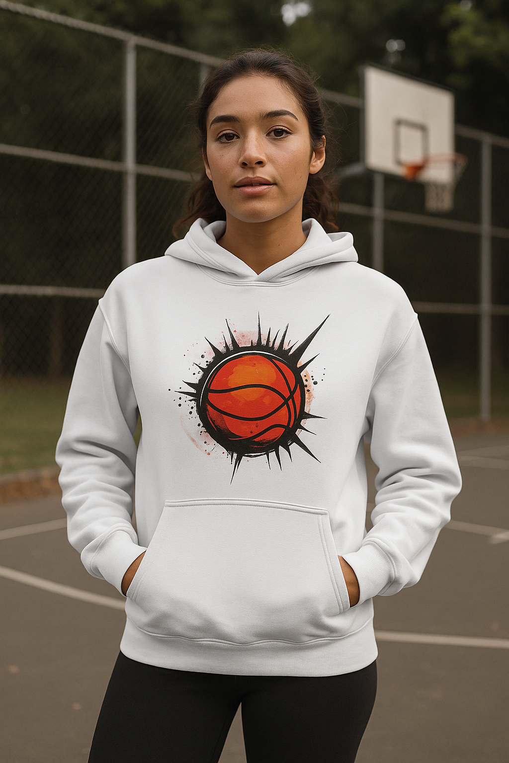 "New Hooper Athletics gear including sports towel, hoodie, and basketball performance shirt."