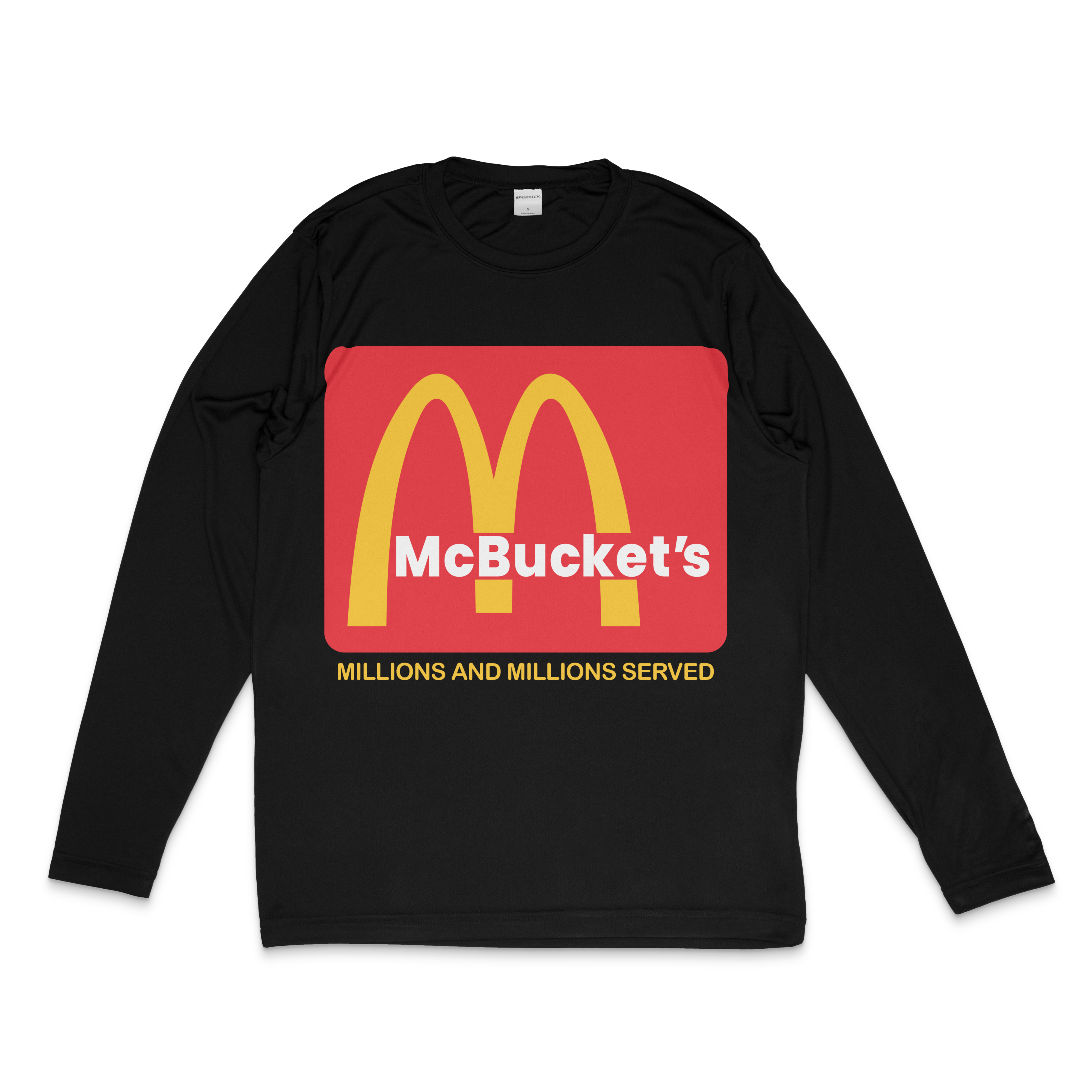 McBucket’s Basketball Performance Shirt | Hooper Athletics in black – women's basketball apparel 
