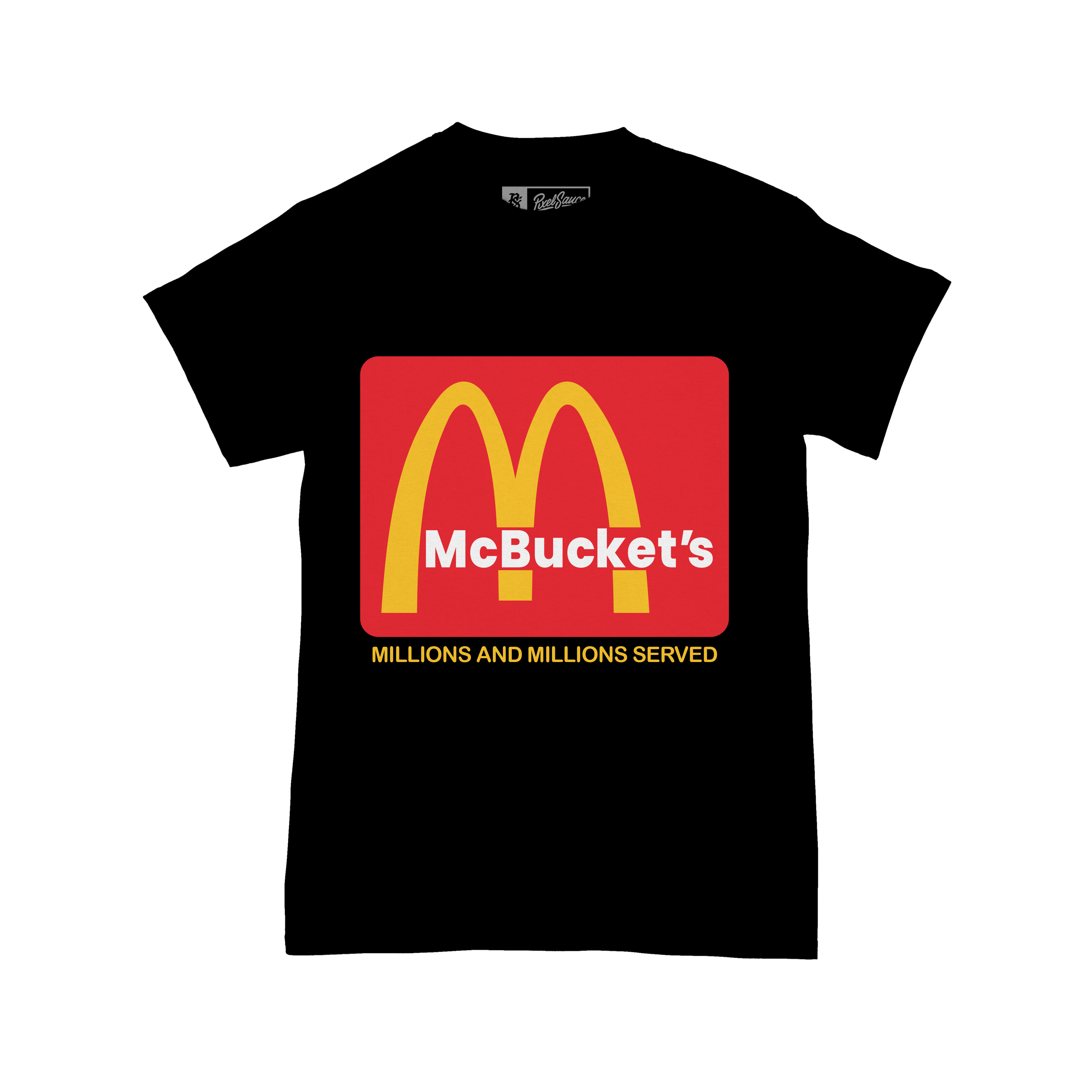 The McBucket’s Tee – Funny Basketball T-Shirt for Shooters in black – women's basketball apparel 