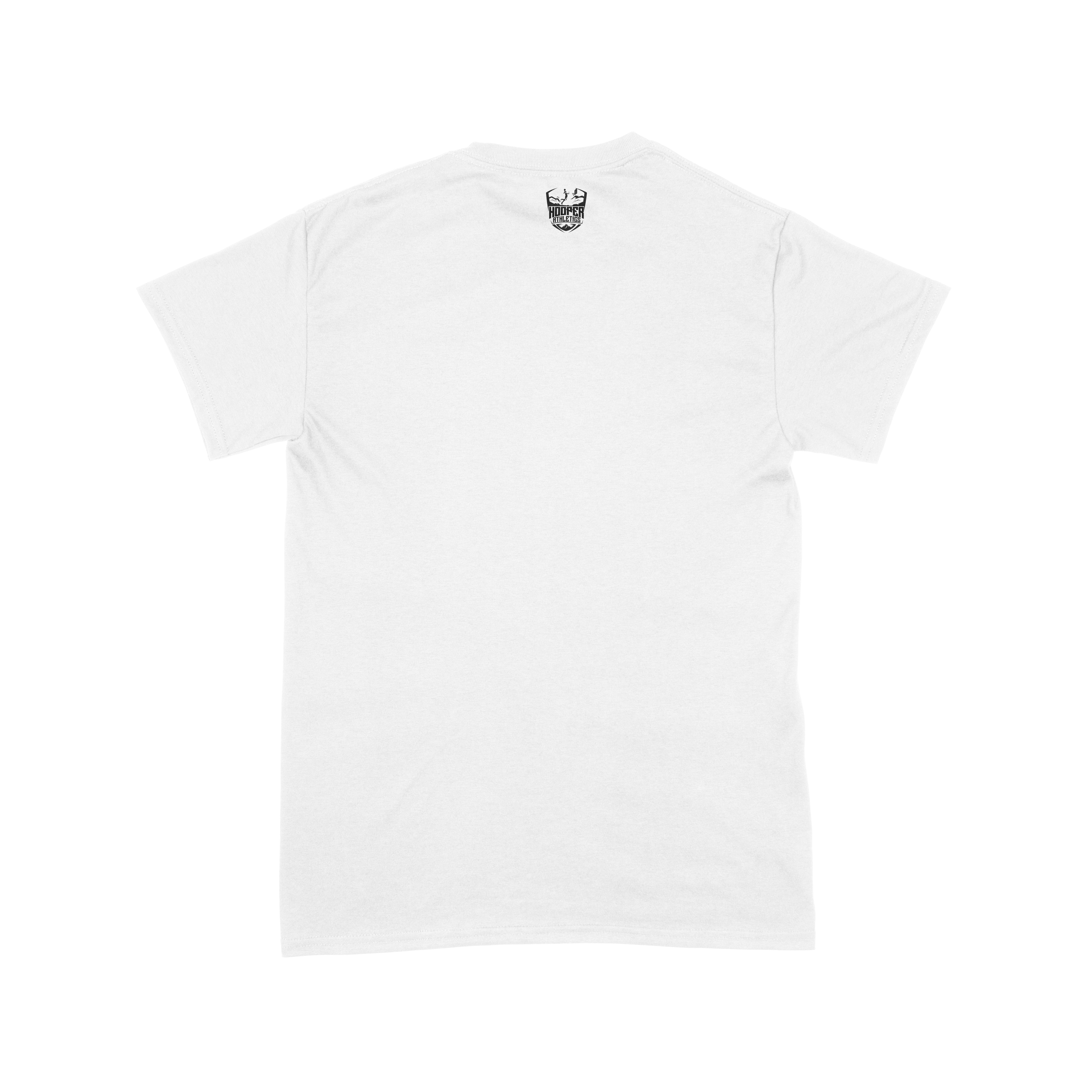 The Swish Standard Basketball Shirt | Hooper Athletics in white – women's basketball apparel - back